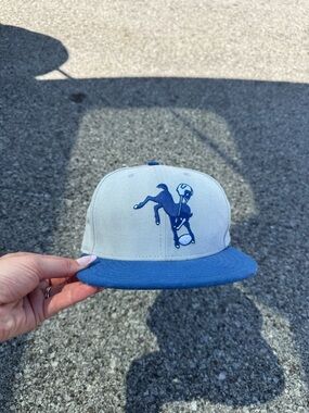 NFL Kids Two-Tone Gray and Blue Snapback Hat with Team Logo